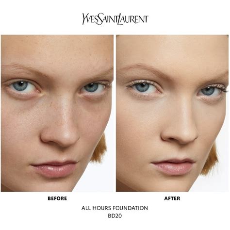 ysl all hours foundation bd 20|cushion foundation that dries out.